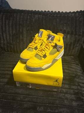 Nike Air Jordan 4 Retro Lightning Yellow (2021) CT8527-700